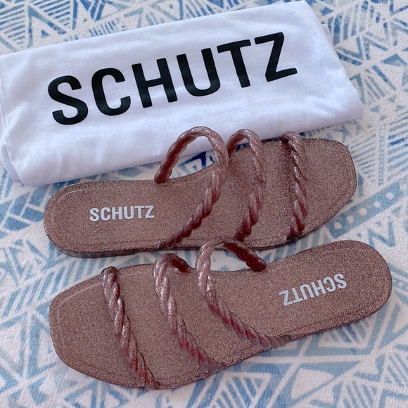 🌟Schutz Glitter Rose Sandals🌟 - Picture 2 of 8